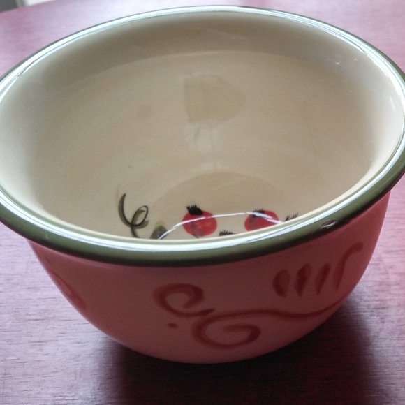 Ceramic Fruit Pattern Dipping Bowls - Picture 3 of 8